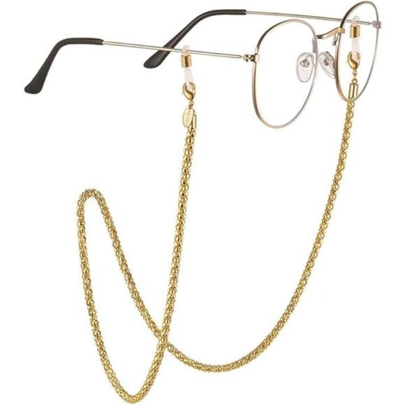 Glasses Chain, Eyeglass Strap For Women Sunglasses - 14K Gold Eyeglasses Chain - Picture 7 of 7